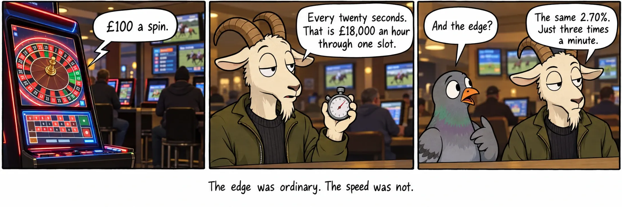 The edge was ordinary. The speed was not.