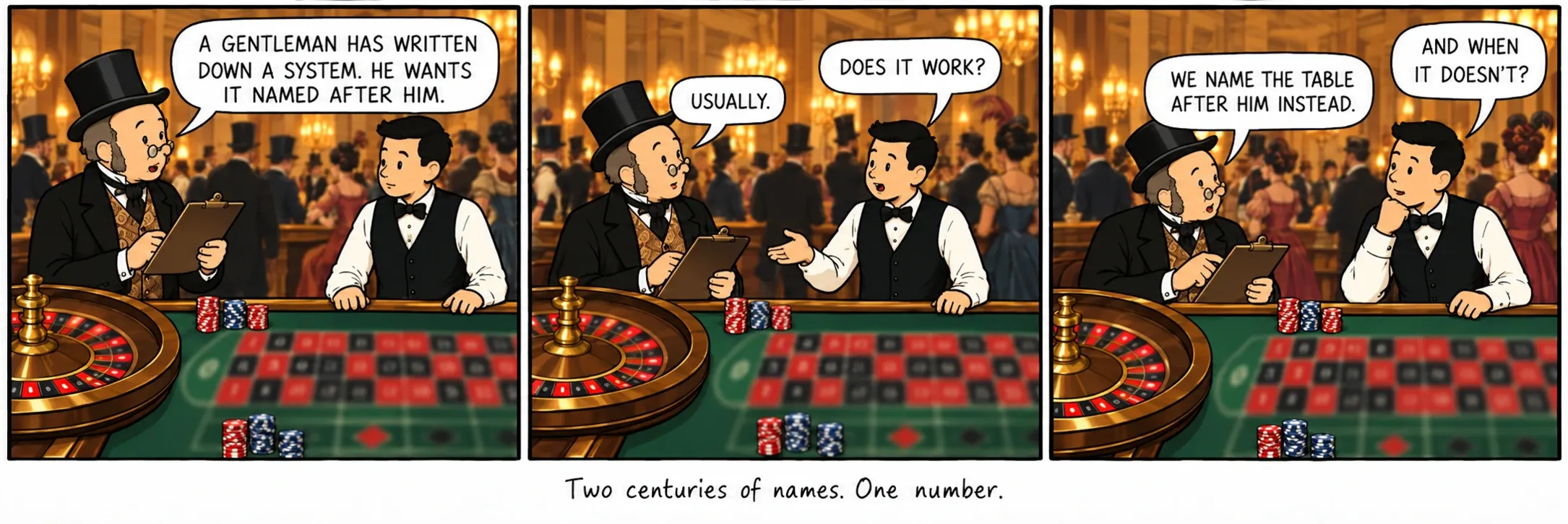 Two centuries of names. One number.