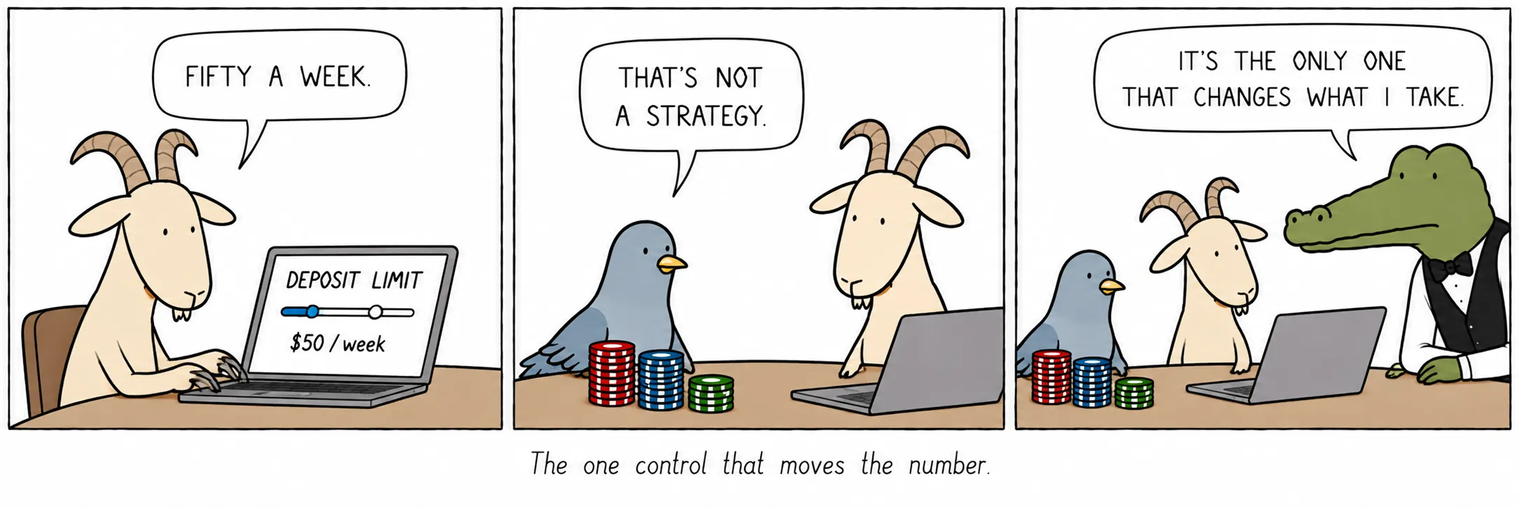 The one control that moves the number.