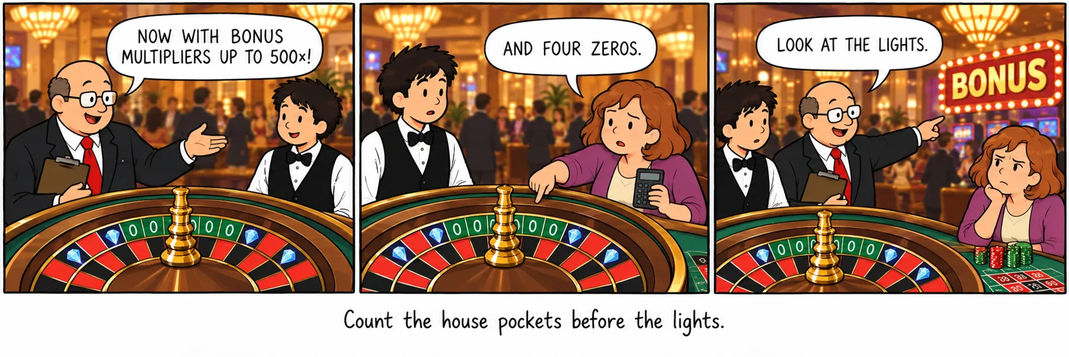 Count the house pockets before the lights.
